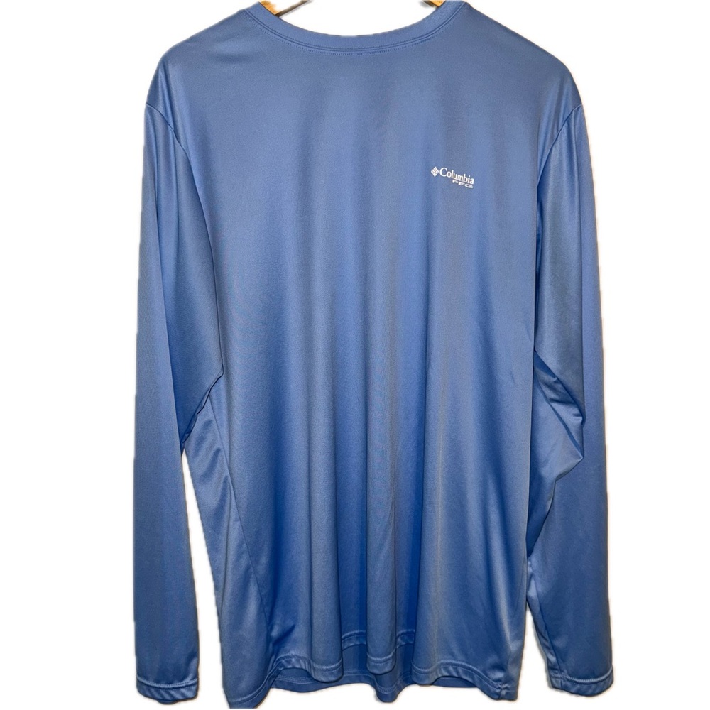 Columbia PFG Men's Large Blue Long Sleeve Shirt